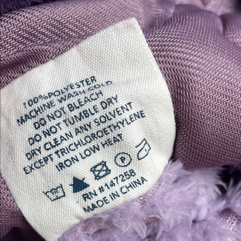 Simply Southern Lavender Teddy Jacket with Pockets - Picture 3 of 9